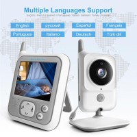 3.2 inch Wireless Video Color Baby Monitor Night Light portable Baby Nanny Security Camera IR LED Night Vision intercom