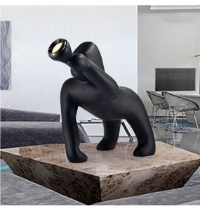 Italian design qeeboo gorilla floor lamp hotel lobby exhibition hall art decoration animal ornaments